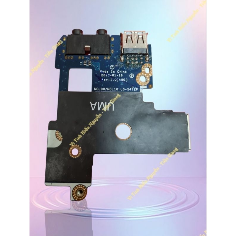 เครื่องเสียง, LAN, บอร์ด USB สําหรับ DELL E6410 / DELL LATITUDE E6410 Laptop / ถอดชิ้นส่วน