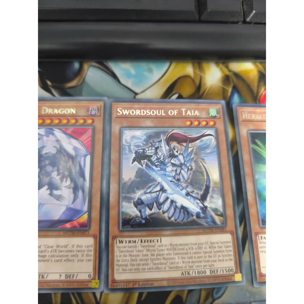 [Yugioh Funny Shop] การ์ด Swordsoul 1 เล่ม - MZTM-EN081 - Rare 1st Edition