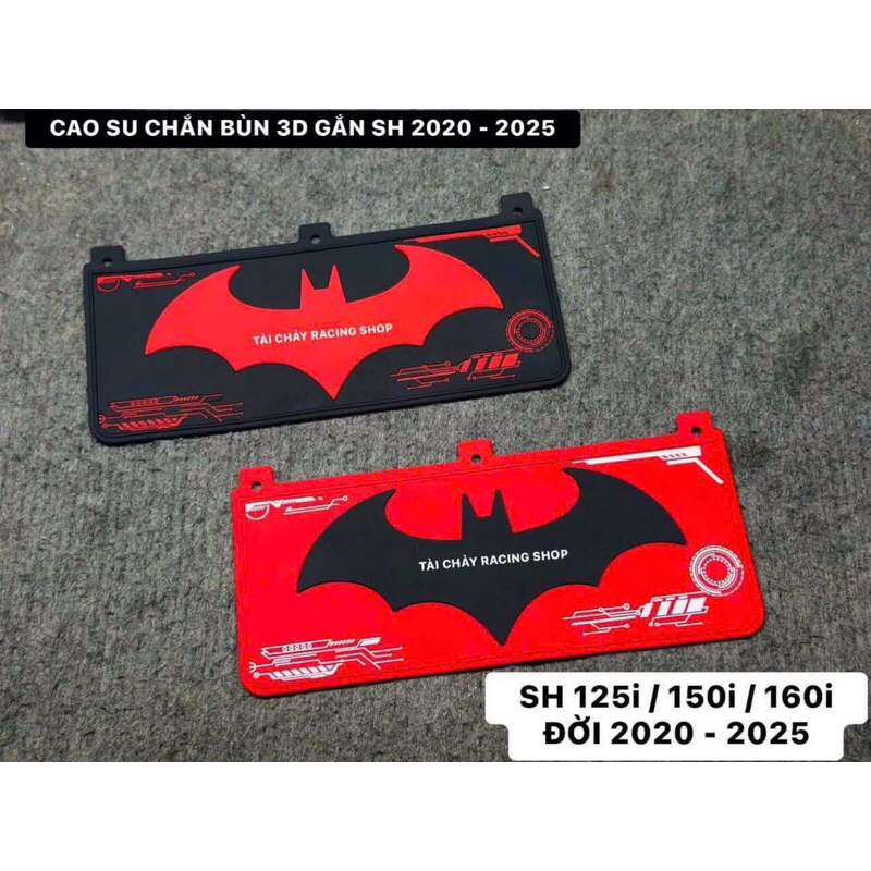 [ 1 แผ่น ] BATMAN 3D FENDER RUBBER FOR SH 2020 - 2025 ( 125i / 150i / 160i )