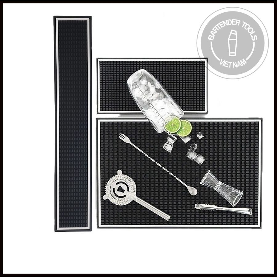 Rubber Bar Mat - Rubber Bar Mat - รุ่น WHITE FRAME
