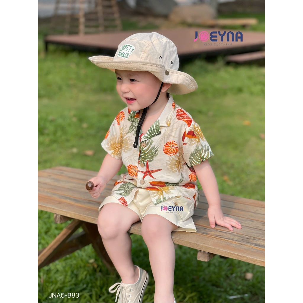Joeyna B83 ชุดชายหาดปลาดาวสําหรับเด็กทารก