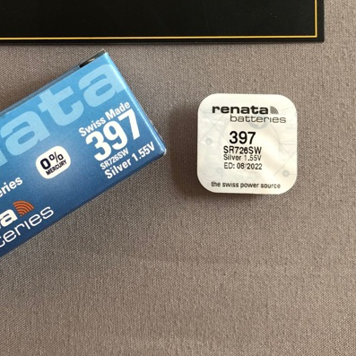 ถ่านนาฬิกา Renata SR726SW 726 397 แพ็ค 1,55V