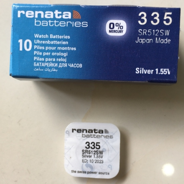 กล่องแบตเตอรี่ 1 ก้อน SR512SW SR512 335 MuRata