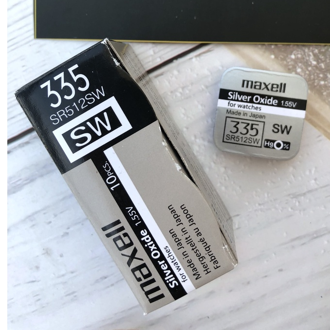 Maxell SR512SW แบตเตอรี่ 512 335 ทดแทนสําหรับนาฬิกาข้อมือ