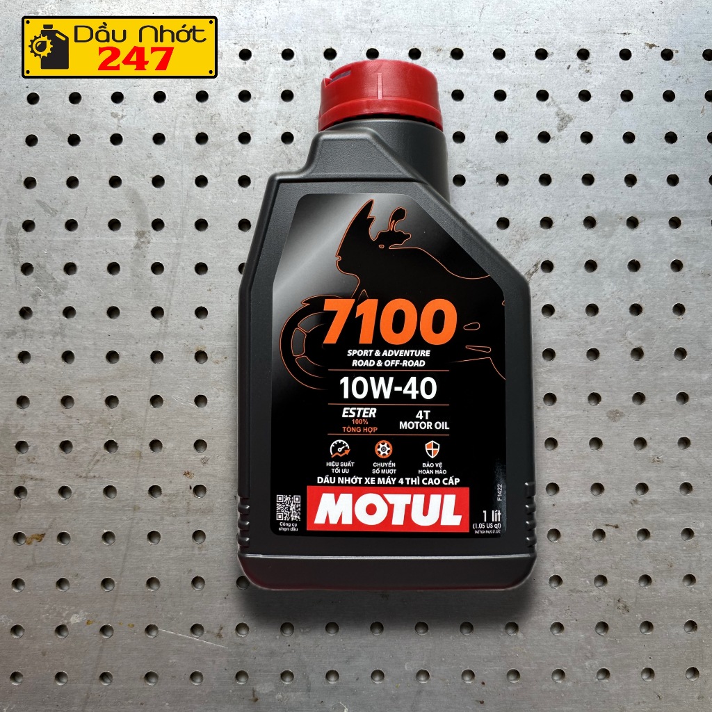 Motul 7100 10w40 1L น้ํามันหล่อลื่น