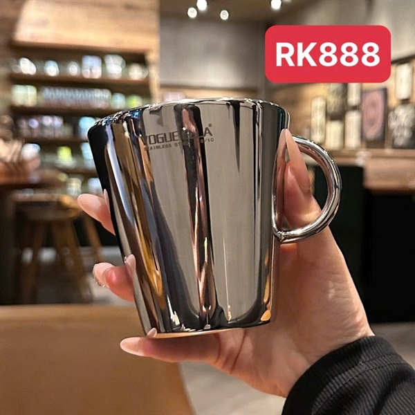 VOGUE ELLA ถ้วยสแตนเลส 2 ชั้นมีหูจับ - RK888