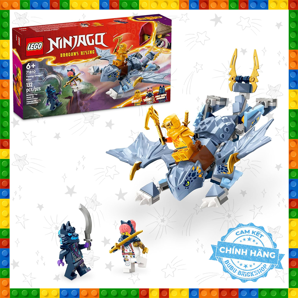 Lego Ninjago 71810 - Young Dragon Riyu - Lego Riyu Baby Dragon Puzzle Set
