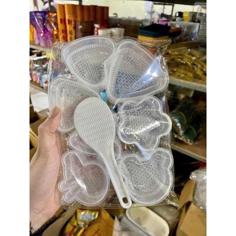 SET 7 CAKE / RICE MOLDS แม่พิมพ์ข้าวสําหรับเด็กทารก
