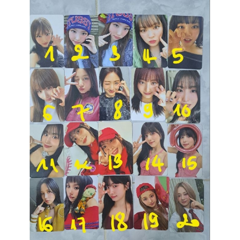 การ์ด ALBUM สองครั้ง NAYEON JEONGYEON MOMO JIHYO DAHYUN TZUYU CHAEYOUNG
