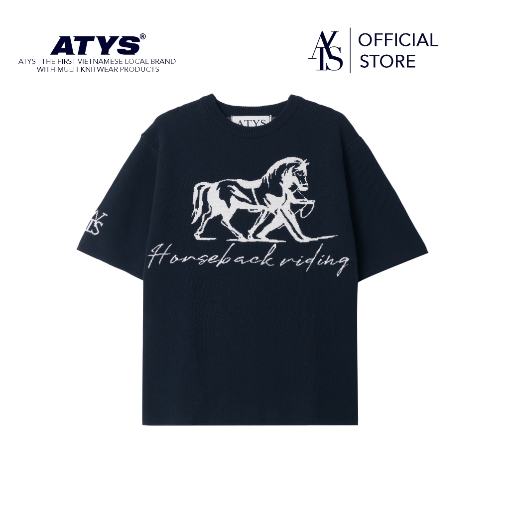 เสื้อยืด ATYS MUSTANG KNIT COTTON