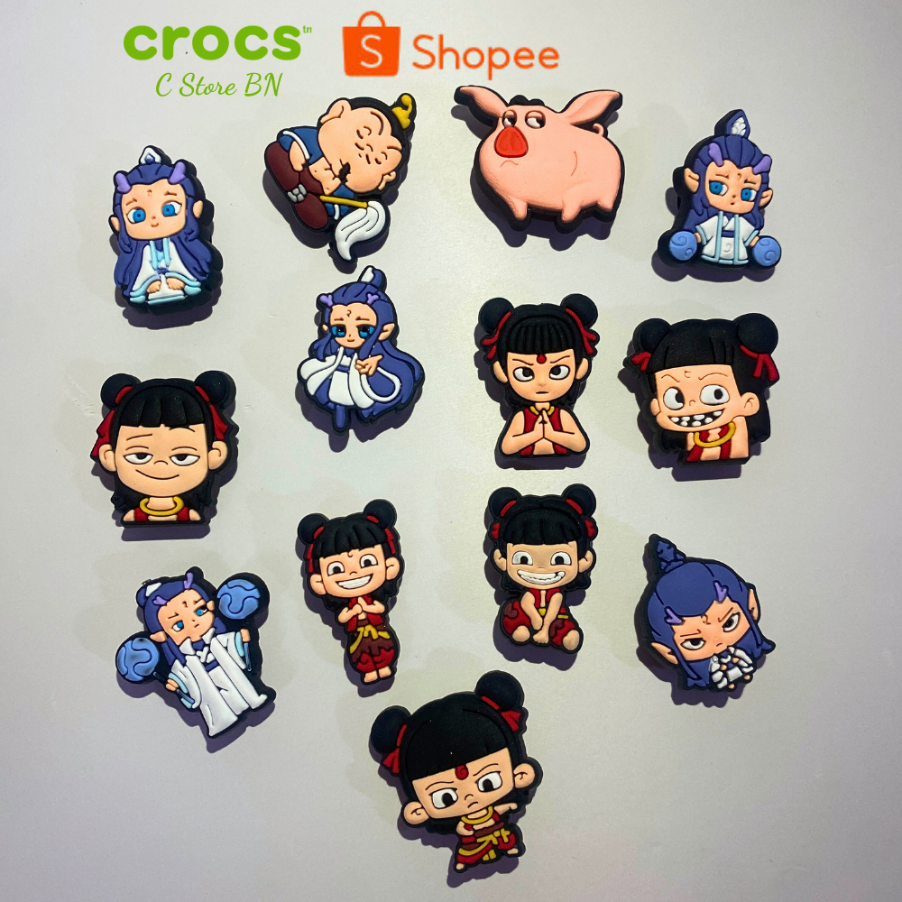 Charm Sticker Jibitz Natra ติดรองเท้าแตะ Crocs น่ารักสุดๆในปี สติ๊กเกอร์ติดรองเท้าแตะ Natra เท่สุดๆ 