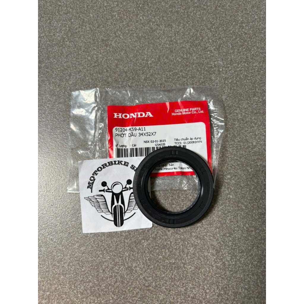 ซีลล้อหลัง ซีลน้ํามันกระปุกเกียร์ 34*52*7 ab 125-160 sh mode pcx ตะกั่ว 125 vario sh viet 125/160 91