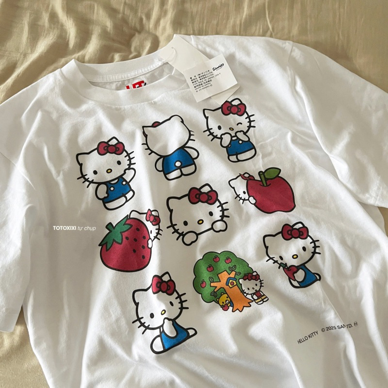 เสื้อยืด Uniqlo Hello Kitty Custom ในญี่ปุ่น