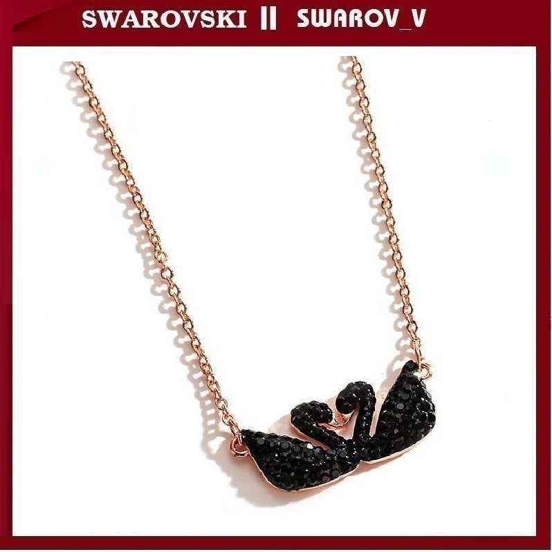 สร้อยคอ Sw@n FASHION ➖ DOUBLE BLACK Thien Nga ICON