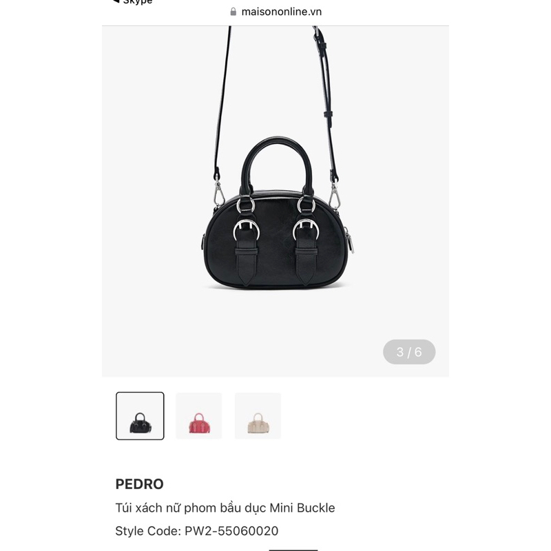 [AUTH 100%] PEDRO Buckle Handbag Pedro newtag แท้