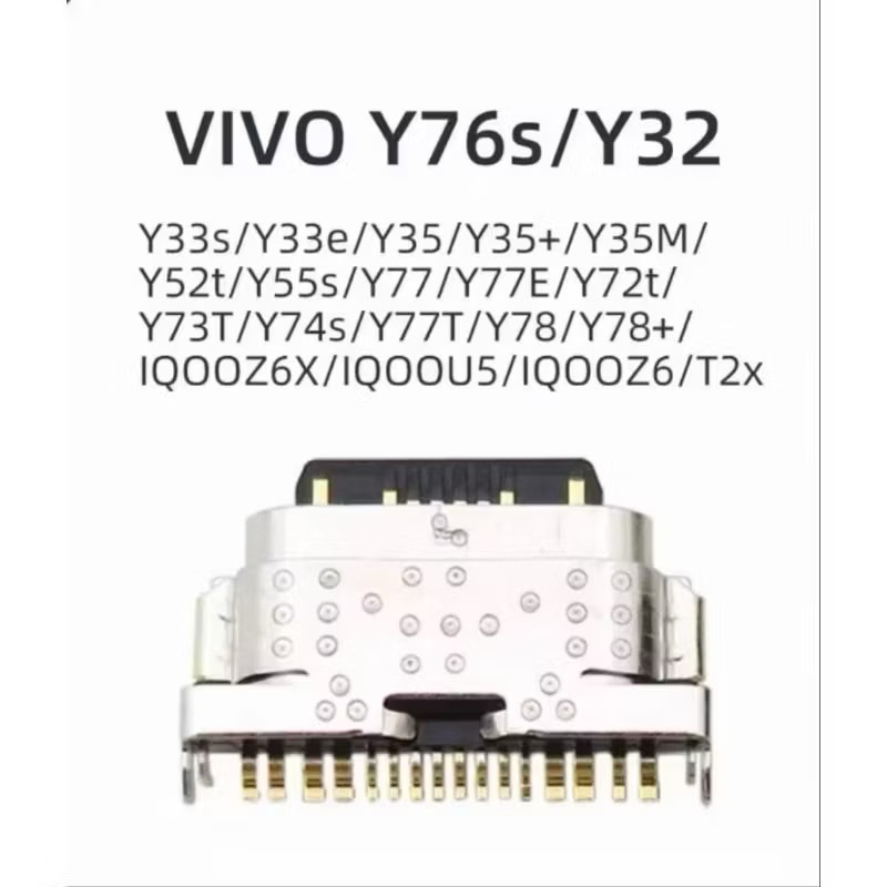 (Bag5,10) พอร์ตชาร์จ vivo Y76s,Y77e,Y32,Y33s,Y33e,Y35,Y35m Y55s,Y52t,Y72t,Y73t,Y77t,Y21t,Y73t,Y73t,Y