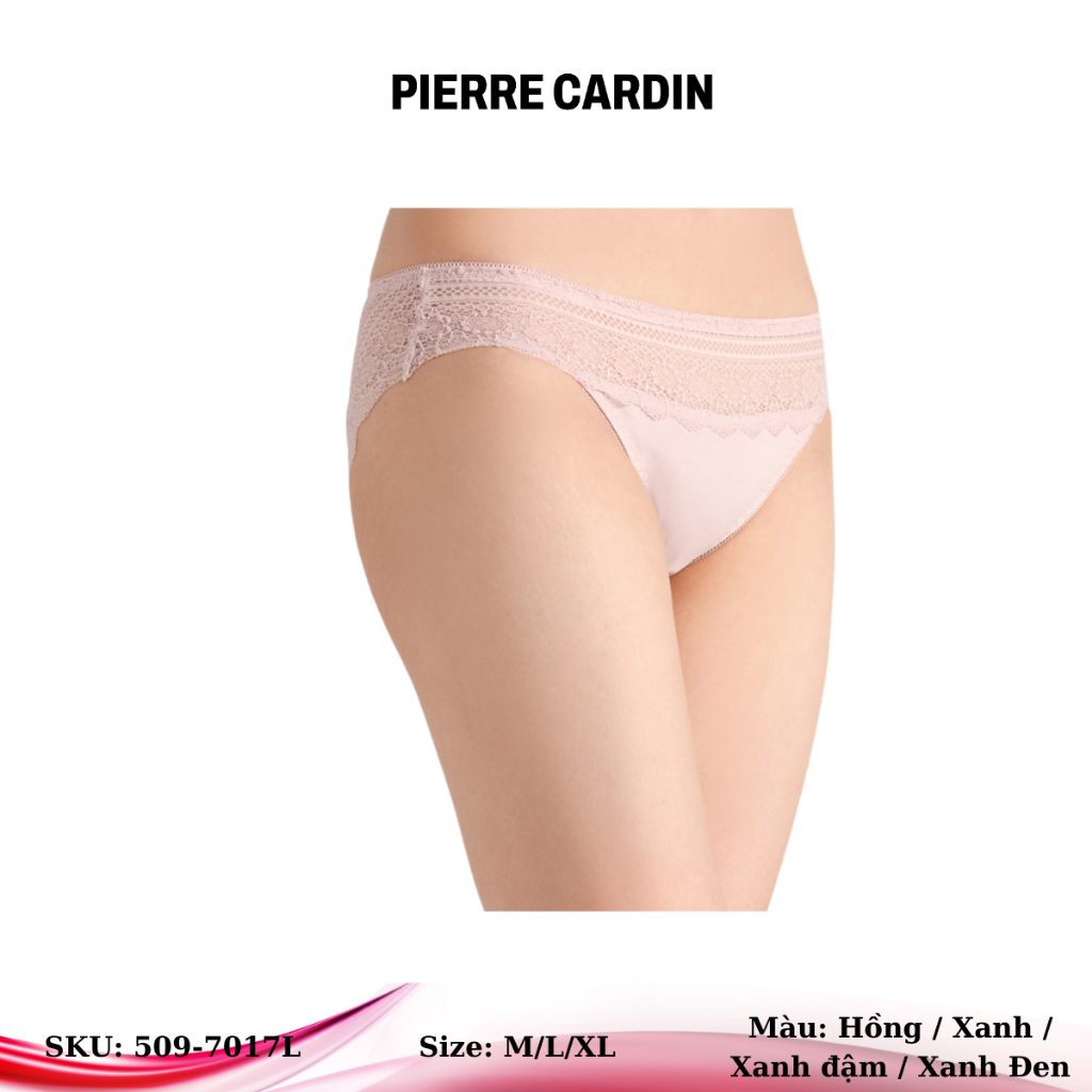 กางเกงชั้นในผู้หญิง Pierre Cardin ยี่ห้อ 509-7017L ลูกไม้