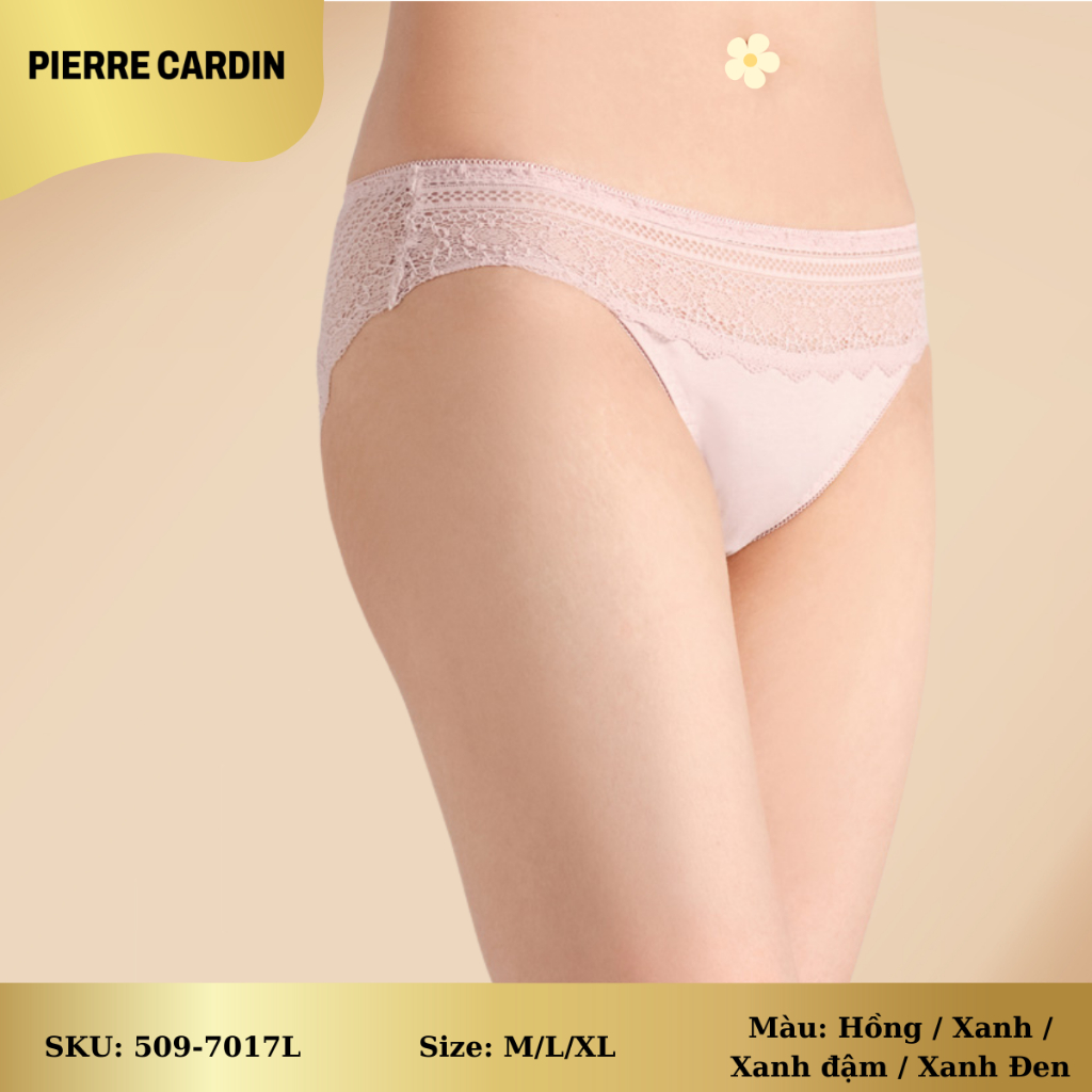 กางเกงชั้นในผู้หญิง Pierre Cardin ยี่ห้อ 509-7017L ลูกไม้