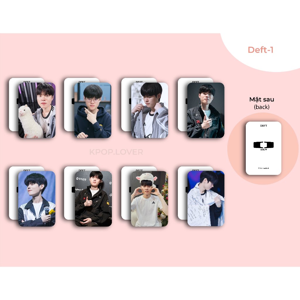 ชุดการ์ด CORNERED 8 ชิ้น (Kim Hyuk Kyu) - Dplus KIA