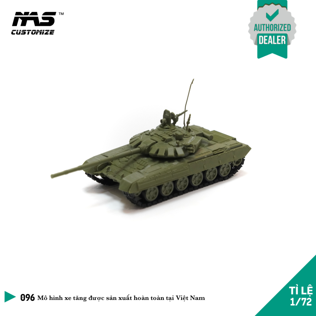 [NAS] ชุดประกอบถังรุ่น T72B3M 1/72 โมเดลประกอบทหารของถังรัสเซีย T-72 1:72
