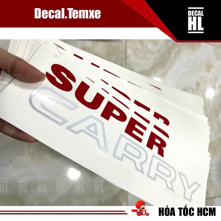 สติ๊กเกอร์ SuperCarry สําหรับรถบรรทุกซูซูกิ สติ๊กเกอร์ Super Carry สําหรับปลายหน้า Suzuki