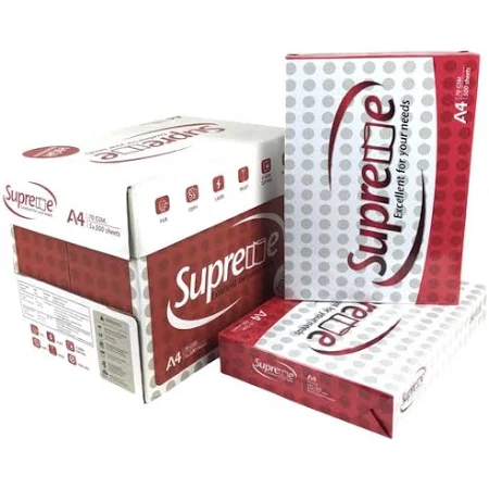 A4 Supreme DL70 กระดาษพิมพ์สีแดงไทย - กระดาษพิมพ์สํานักงาน