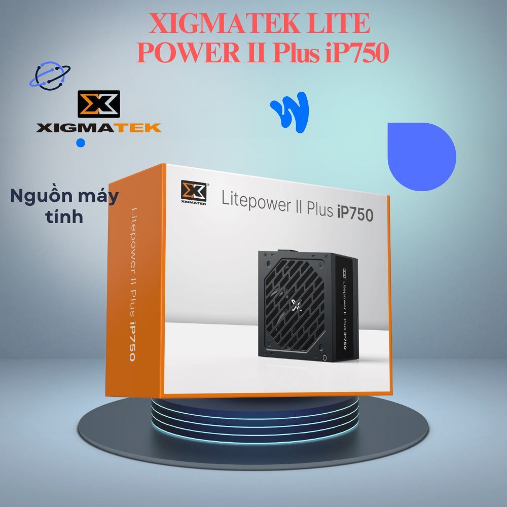 แหล่งพลังงานคอมพิวเตอร์ XIGMATEK LITEPOWER II Plus iP750 - EN46773 - CST 600W