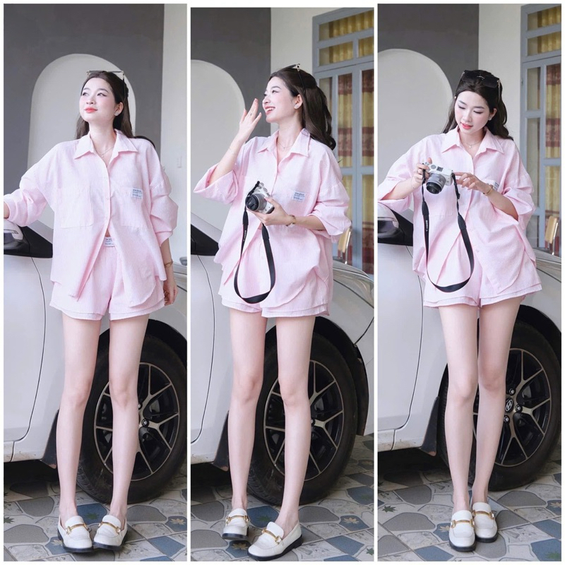 [ BIGSIZE FAT BELLY ] SET OF TD POCKET PLAid SHIRT TIGHS WITH BIGSIZE FORM LEVEL SORT PANTS 60-90KG