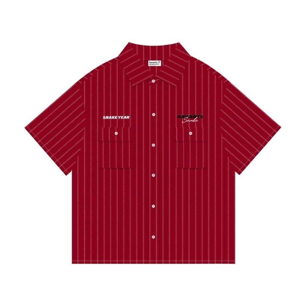 [NO RESTOCK] Karants Boxy เสื้อปัก 2 ด้าน Box Pocket แบรนด์ท้องถิ่น Streetwear Hot Trend – KR183