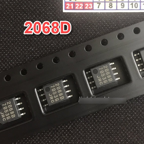 ของส่วนประกอบ กระเป๋า 5 2068D NJM2068M JRC2068D SOP-8 เครื่องขยายเสียงชนิดวาง IC pxb9