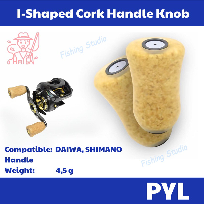 Núm tay quay, núm bần PYL cho máy câu đứng và ngang Shimano Daiwa Ryobi Ecusima