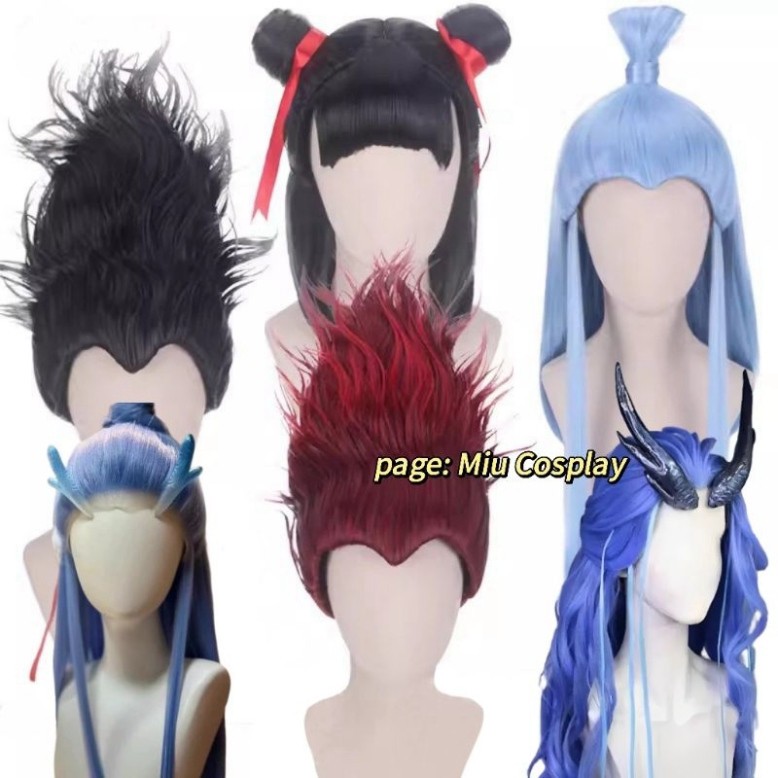 [มีจําหน่าย] วิกผม/วิกผมคอสเพลย์ Natra/Ngao Binh/Ngao Nhuan - Ghost descendants/Ma Dong Vong [Miu คอ