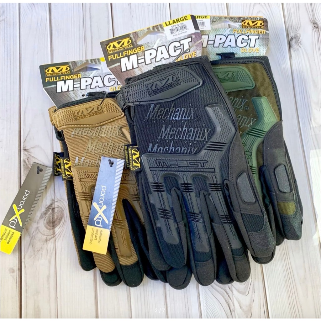 Mechanix M-PACT ถุงมือเต็มนิ้ว_ถุงมือเต็มนิ้วยุทธวิธี