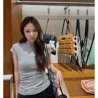 IU super flattering body shape baby tee - KILL SYSTEM