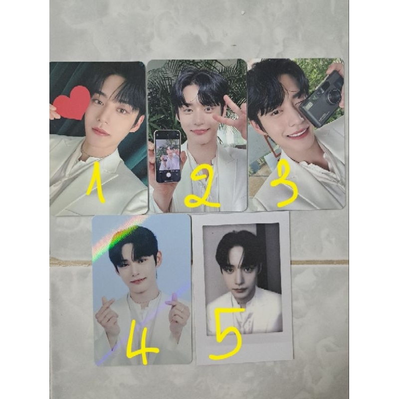 TRANDING CARD ของแท้ ZB1 JIWOONG 2023 ZEROBASEONE