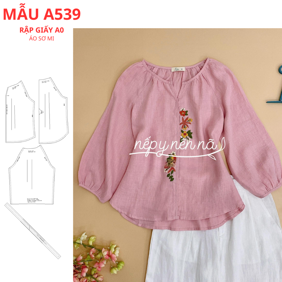 แผ่นกระดาษ A0 ASSEMBLY SLEEVE SHIRT-A539