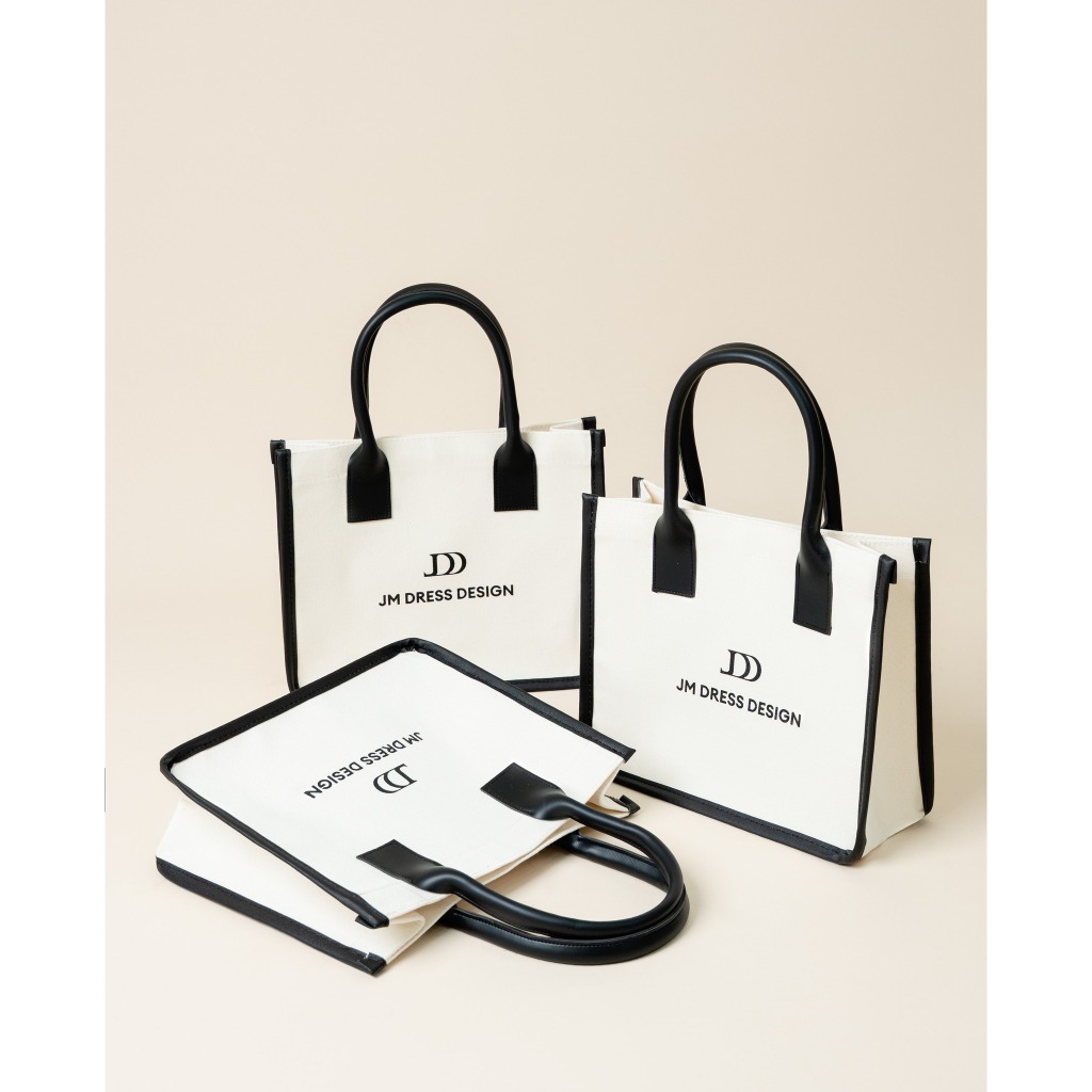 JDD QT06.2502 กระเป๋าถือ กระเป๋าผ้าแคนวาส ออกแบบโดย JM Dress Design