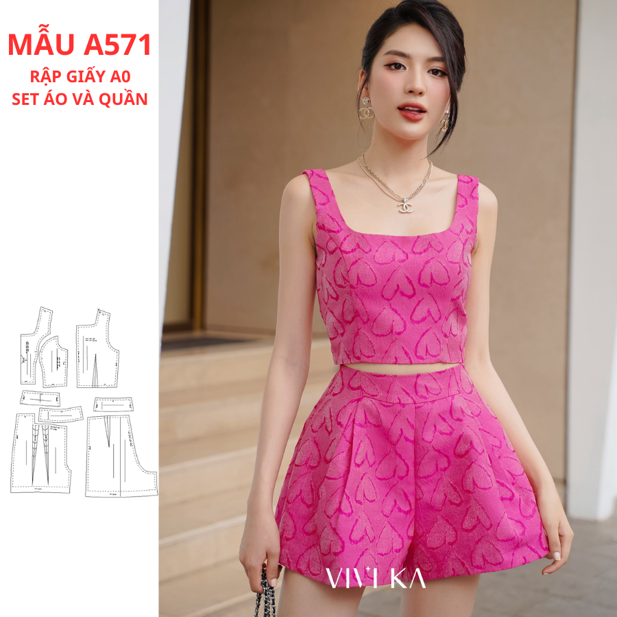 PAPER SHEET A0 เสื้อและกางเกง SET-A571