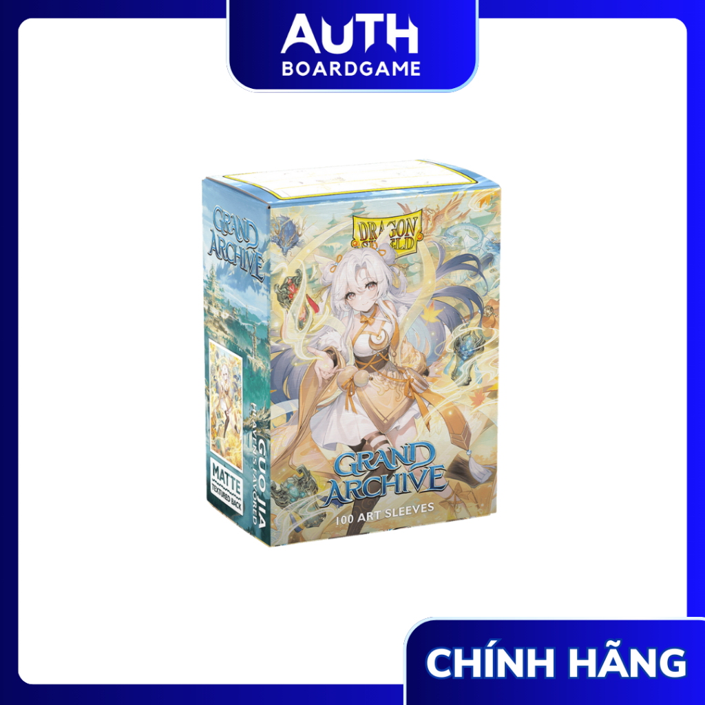 [GENUINE] ปลอกแขนการ์ด Dragon Shield - Grand Archive - Guo Jia, Heavens Favoriteed - Matte Art Sleev