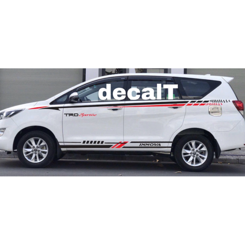 สติ๊กเกอร์ติดข้างรถ Innova รุ่นใหม่ สติ๊กเกอร์ติดข้างรถ Innova รุ่นใหม่ (I0130)