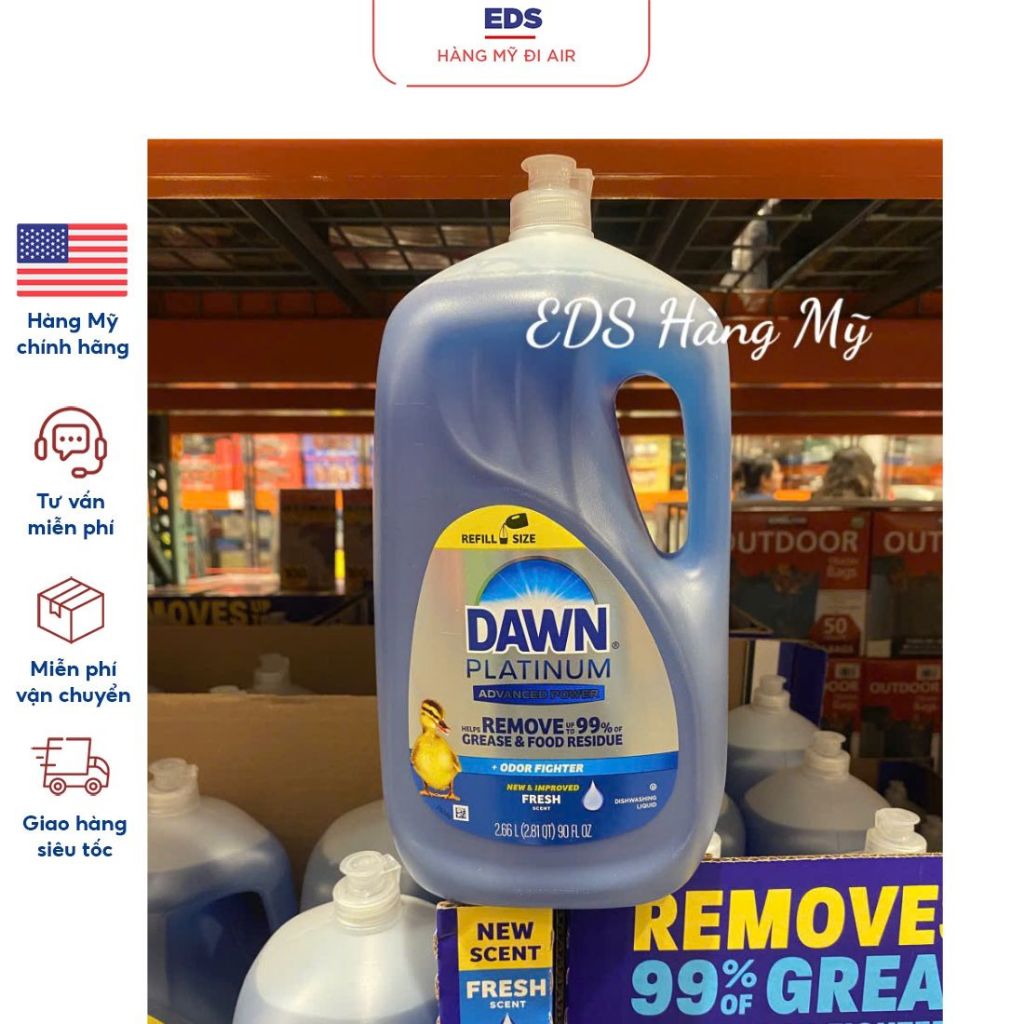 DAWN PLATINUM ADVANCED DISHWASHER – 4X FASTER – 2.66L - EDS American Products