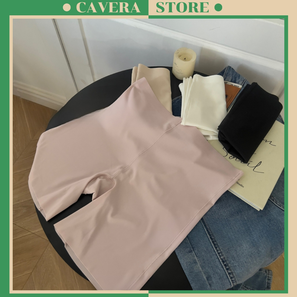 ชุดชั้นในสตรียางป้องกันสวมกระโปรงเข้ารูปพร้อม S-Line Curve, Cool Anti-Show กางเกงใน CAVERA V.779