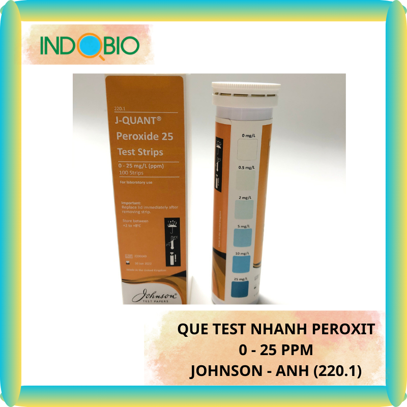 [GENUINE] PEROXIST TEST QUE (H2O2) 220.1 0-25 PPM JOHNSON-ANH [COAUDE INCLD]