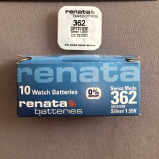ถ่านนาฬิกา Renata 721 SR721SW - 362 แพ็คตุ่ม 1 1.55V