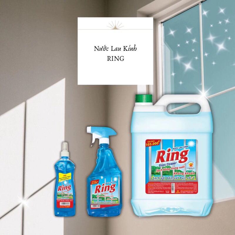 Ring Glass Cleaner ประหยัดและทําความสะอาดกระจก