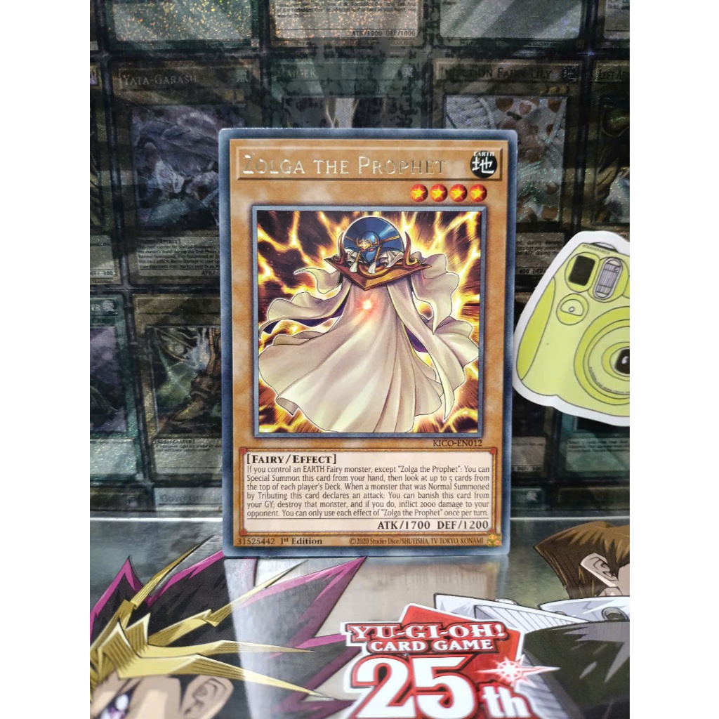 [ Do Lac Shop ] Yugioh Monster Zolga the Prophring Card - KICO-EN012 - หายาก