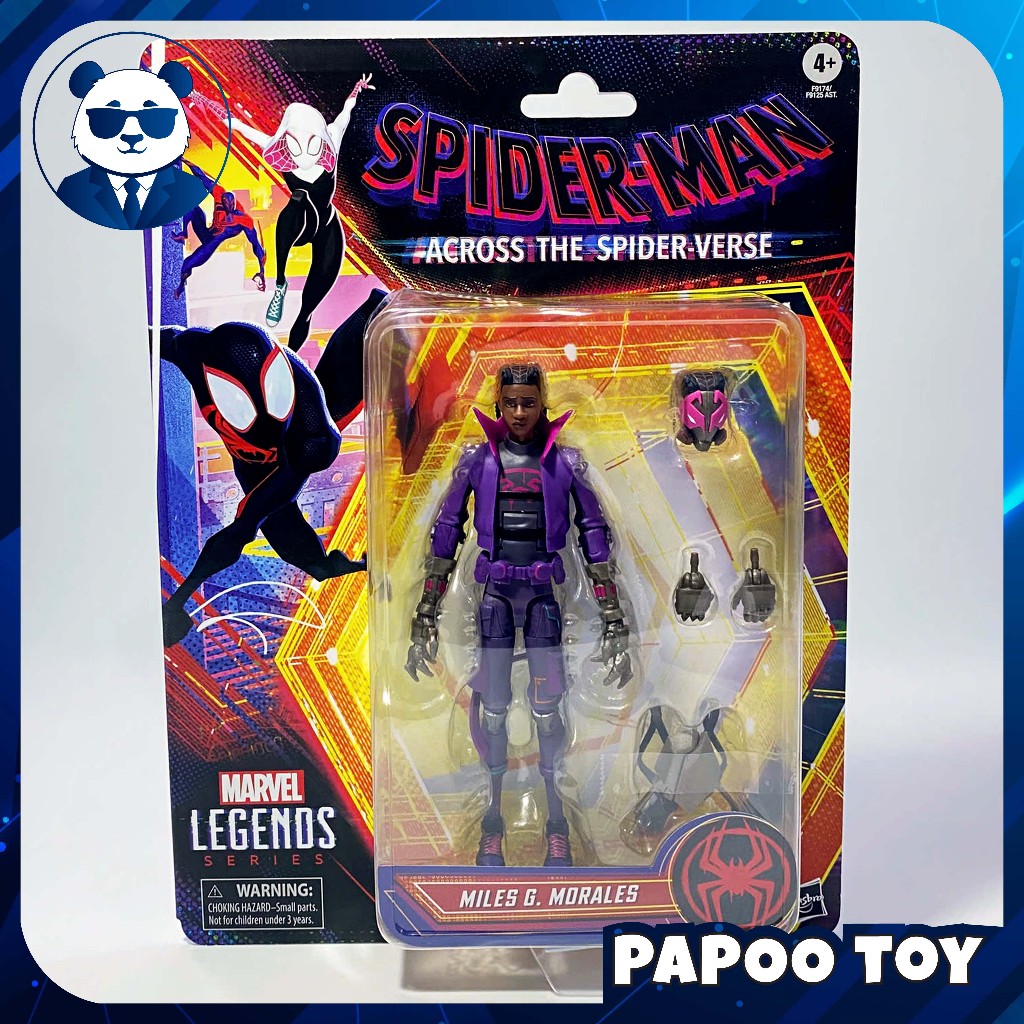 Marvel Legends Series ข้ามฟิกเกอร์ Spider-verse Miles G Morales Prowler 6 นิ้ว 15ซม
