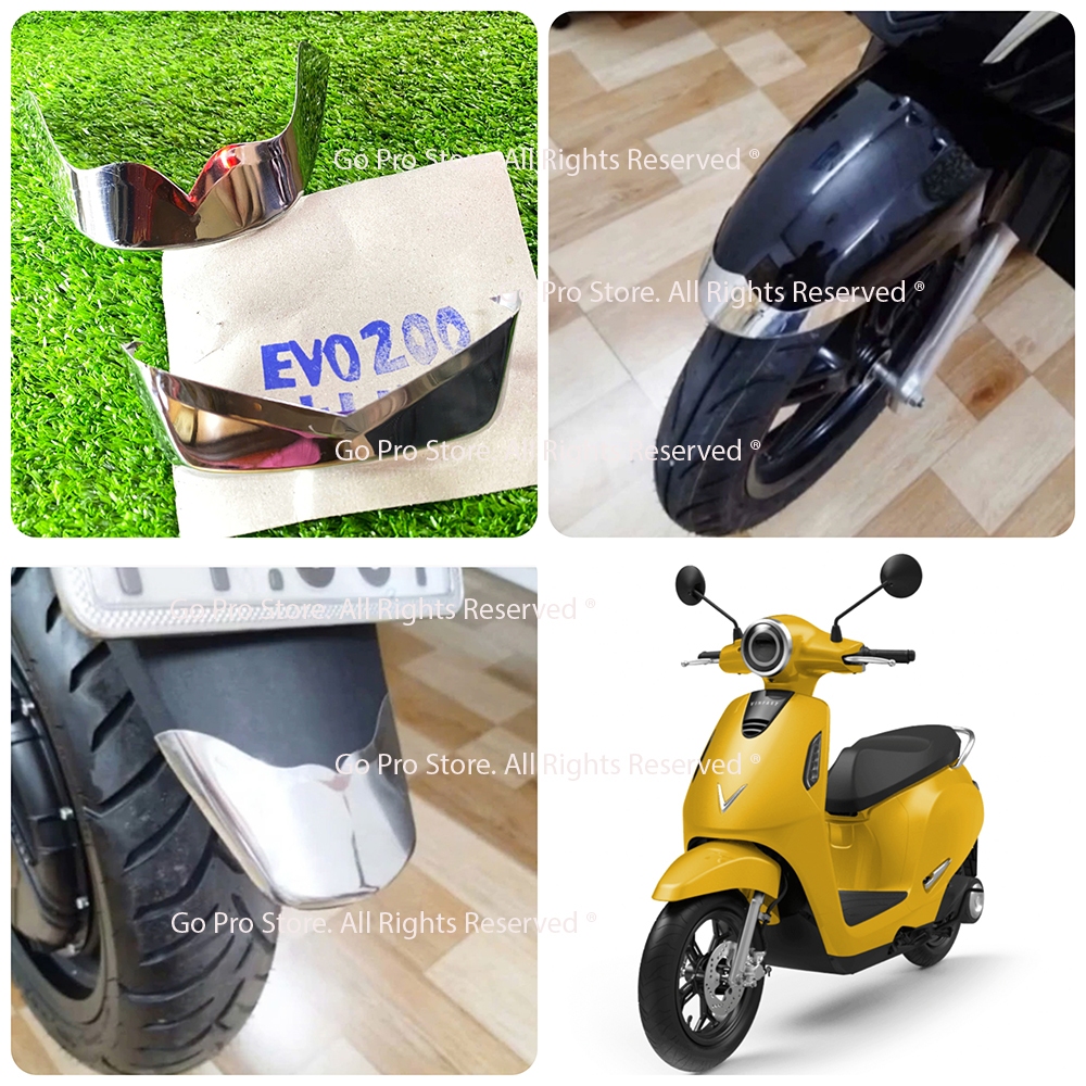 Beak Cover & บังโคลนท้ายรถรถยนต์ไฟฟ้า Vinfast Evo 200, Evo Lite, Evo Neo Stainless Steel D9019