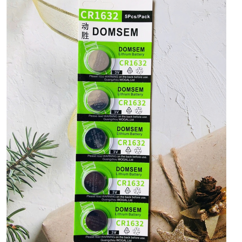 DOMSEM CR1632 1632 แบตเตอรี่นาฬิกา