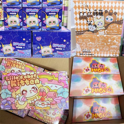 [ครบชุด] Blindbox BABYTHREE Liila, V3, Yooki, Migo, Yaya,Samuel, Tyke, Cat, Rabbit, Zodiac, 12 Zodia